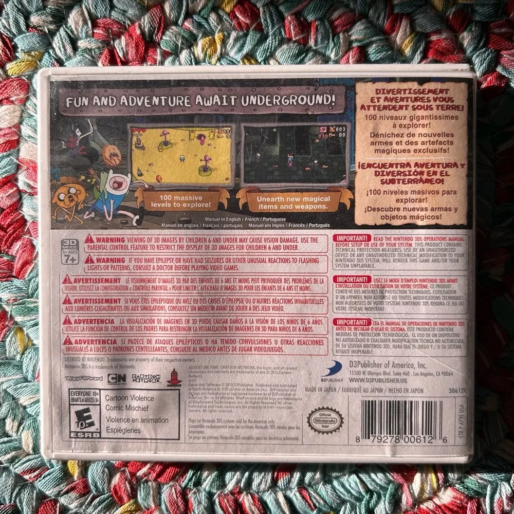 Adventure Time: Explore the Dungeon Because I Don't Know! Nintendo 3Ds Game - Picture 6 of 7